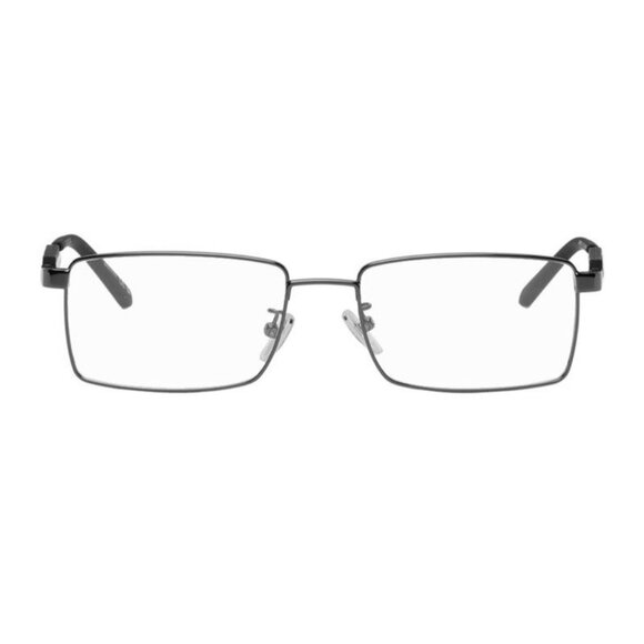 NEW BALENCIAGA EYEGLASSES BB0118O 001 GRAY MEN EYEWEAR - Picture 2 of 3